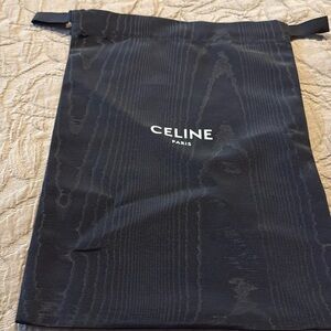 Celine shoe dust bag Black, unused.  New